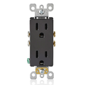 Product Image of 15A Duplex Outlet/receptacle, Self-grounding (Black)