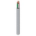 Product Image of 250' 10-2 SOL Aluminum Armored Armorlite MC Cable, THHN, 2C (Black, White, Green)