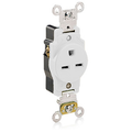 Product Image of 15A Single Receptacle/outlet, Self-grounding, Back/Side Wire (White)