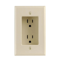 Product Image of 1-Gang Recessed Duplex Receptacle - Ivory (125V)