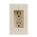 Product Image of 1-Gang Recessed Duplex Receptacle - Light Almond (125V)