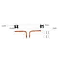 Product Image of 1/2" PEX Crimp Lav/Sink Rough In Kit w/ 6" Stub Out Elbow, 2 Lock Blocks for 24" Stud Bays