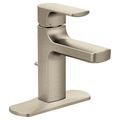 Product Image of Rizon Brushed Nickel 1 Handle Low Arc Bathroom Faucet, 6900BN