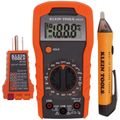 Product Image of Test Kit with Multimeter, Non-Contact Volt Tester, Receptacle Tester
