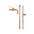 Product Image of 3/4" FIP Swivel x 3/4" CPVC 18" Copper Water Heater Connector Kit w/ 15" MIP Branch (Lead Free)