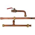 Product Image of 1" FIP Swivel x 3/4" CPVC 18" Copper Water Heater Connector Kit (Lead Free)