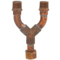 Product Image of 1/2" FIP Swivel x 1/2" MIP 2-Way Trap Primer Splitter