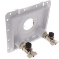 Product Image of 1/2" F1960 PEX Inlet x 3/8" OD Compression OmniPanel Dual Valve Access Panel w/ Water Hammer Arresters