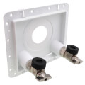 Product Image of 1/2" F1960 PEX Inlet x 3/4" Male Hose Thread OmniPanel Dual Valve Access Panel