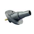 Product Image of Ball Nose Panel Receptacle (Black)