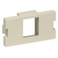 Product Image of 1-port MOS Quickport, Adapter, 1 Unit High (Ivory)