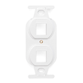 Product Image of Quickport, Duplex Type 106 Insert, 2-port (White)