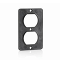 Product Image of Coverplate, Standard, Single-Gang, Thermoplastic, Duplex Receptacle (Black)