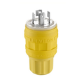 Product Image of 30A, 120/208V 3-Phase Y, Non-NEMA, 4P, 4W, Locking Plug, Non-Grounding, Wetguard (Yellow)