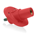 Product Image of 23 Series Panel Mount Receptacle, Female, 690A Max, 600V 30 Degree Angle, 1.125", Threaded Stud Termination, 250-777 MCM Cable Range (Red)