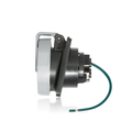 Product Image of 20A, 600V 3-Phase, 3P, 4W, LEV Series IEC 60309-1 & 60309-2 Pin & Sleeve Receptacle, IP66/67/68/IP69K, Watertight (Black)