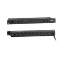 Product Image of 120v 15A 19" Rack Mount w/ switch & 5-15p Plug, 1440 Joules, 330v Impulse Clamping (Black)