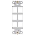 Product Image of Quickport, Decora Insert, 6-port (Gray)