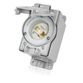 Product Image of Generator Inlet Kit, 20a, 125/250v, Includes Flanged Inlet, Weatherproof Cover And FD Box (Gray)