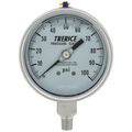 Product Image of 700LFSS, 4" Pressure Gauge with Lower Mount, 1/4 NPT (0-100 PSI)