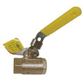 Product Image of 1-1/4" Standard Port Threaded Ball Valve w/ Auto Drain & Locking Handle (48 Cv)