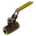 Product Image of 3/8" Standard Port Threaded Ball Valve w/ Locking Handle (7.2 Cv)