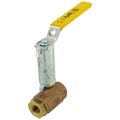 Product Image of 1/4" FNPT 2-Piece Ball Valve w/ Stainless Steel Ball & 2-1/4" Stem