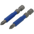 Product Image of 2" Phillips #1 TerminatorBlue Impact Bit (2 Pack)