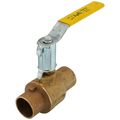 Product Image of 1-1/2" Solder 2-Piece Ball Valve w/ Stainless Steel Ball & 2-1/4" Stem