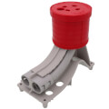 Product Image of 1/2" Double Tube-In Slab Support, Ext, Screw Cap