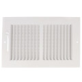 Product Image of 10" x 6" (Wall Opening Size) White Two-Way Steel Sidewall/Ceiling Register (682M Series)