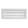 Product Image of 4" x 12" (Wall Opening Size) White Floor Register (421M Series)