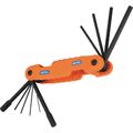 Product Image of 10-Key Pro Folding Hex Key Set, Metric