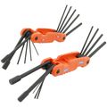 Product Image of Pro Folding Hex Key Set, SAE and Metric