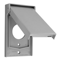 Product Image of 1-Gang Weather-resistant Wallplate, Thermoplastic Nylon (Gray)