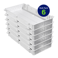 Product Image of 28" Wireless Structured Media Enclosure, Plastic, 6 Pack (White)