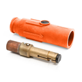 Product Image of 22 Series Plug, Male, 690A Max, 600V Crimp Tube Termination, 500-750 MCM Cable Range (Orange)