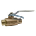 Product Image of 1/2" Solder Bronze Ball Valve w/ Stainless Steel Tee Handle & Nut (Lead Free)
