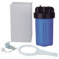 Product Image of PWHIB10FF 10" Blue Full Flow Housing Kit with Pressure Relief, 1" NPT