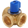 Product Image of 1-1/4" Brass 3-Way Mixing Valve