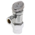 Product Image of 1/2" CPVC x 3/8" OD Compression Angle Stop Valve - Lead Free (Chrome)