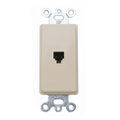 Product Image of Decora Insert, 6p4c, Screw Terminals (Ivory)