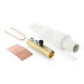 Product Image of 16 Series Taper Nose Cam-Type Female Plug, Contact & Insulator, Detachable, #2, 2/0 AWG, 300A Max, Type 3R When Mated (White)