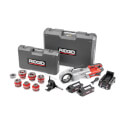 Product Image of 760 FXP Power Drive (12-R) Kit w/ 2x 4Ah FXP Batteries & Charger, 1/2-2" 12-R NPT Die Head Set, Support Arm & Case