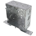 Product Image of 4-11/16" x 2-1/8" Deep Square Box, 1/2" & 3/4" Eccentric Knockouts