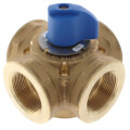 Product Image of 1-1/2" Brass 4-Way Mixing Valve
