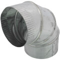 Product Image of 5" Galvanized Adjustable Elbow - 30 Gauge (22.5° to 90°)