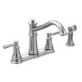 Product Image of Belfield Chrome 2 Handle Kitchen Faucet w/ Side Spray, 7255C