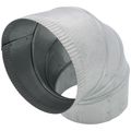 Product Image of 7" Galvanized Adjustable Elbow - 30 Gauge (22.5° to 90°)