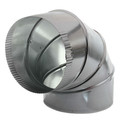 Product Image of 8" Galvanized Adjustable Elbow - 30 Gauge (22.5° to 90°)